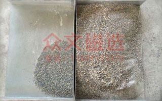 耐火材料磁選示意